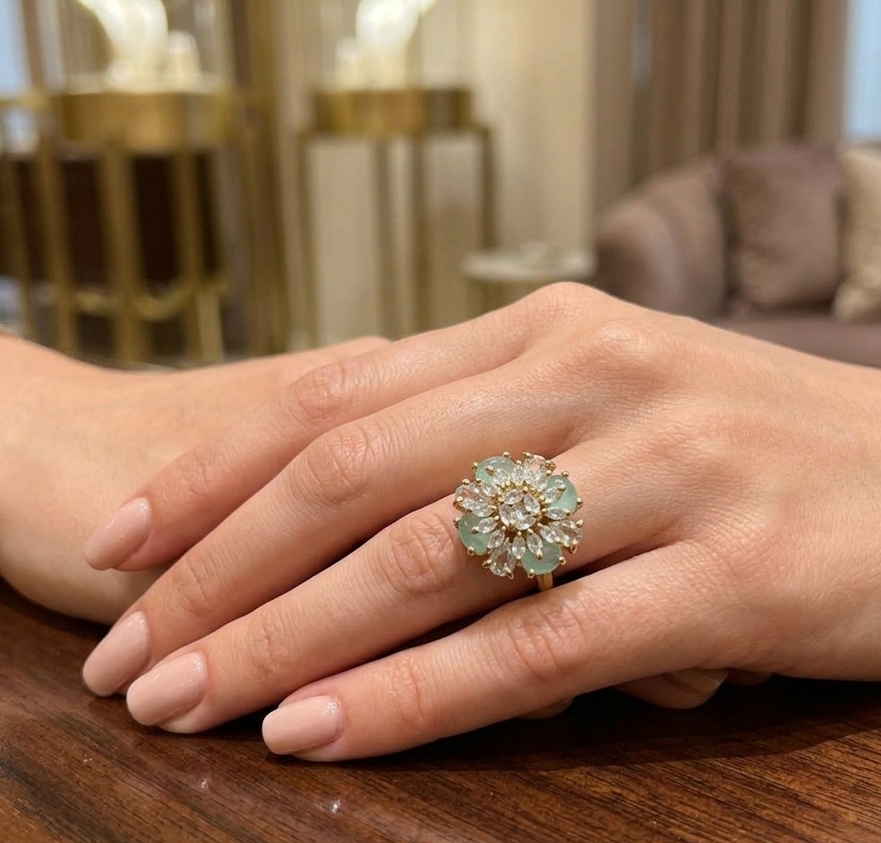 Premium quality antitarnish adjustable Ad ring