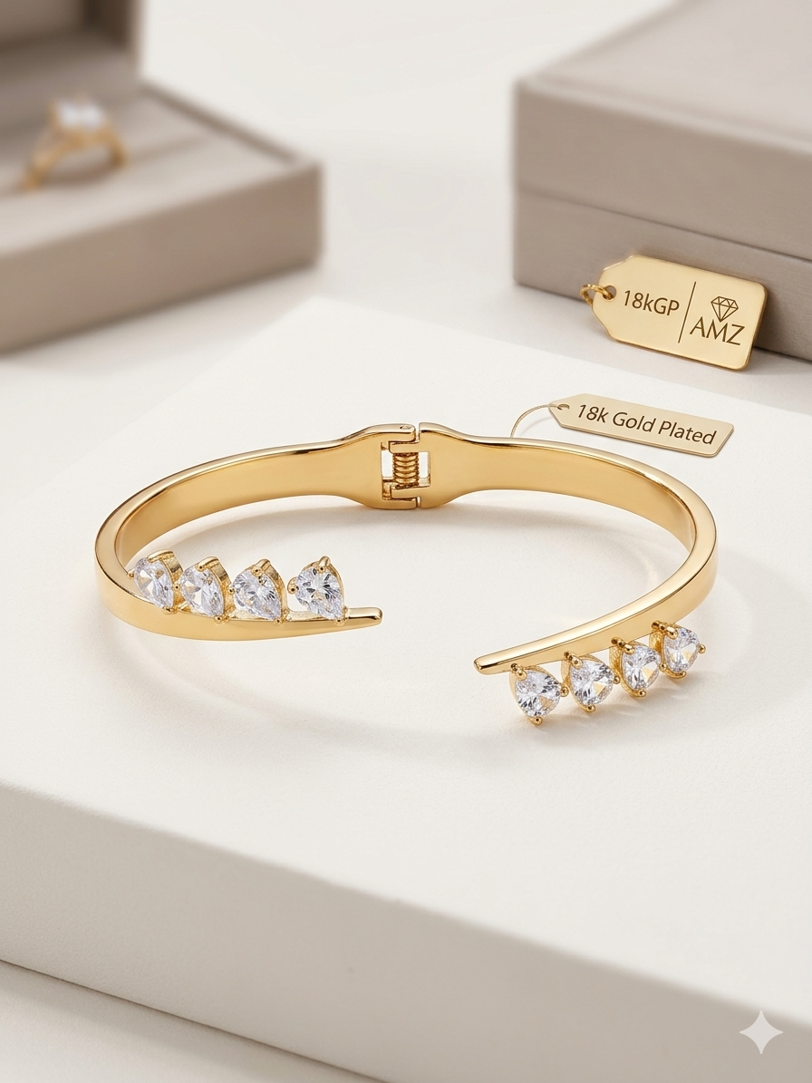 18k gold plated bracelet - Image 2