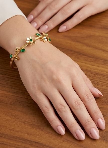 18k gold plated bracelet - Image 3