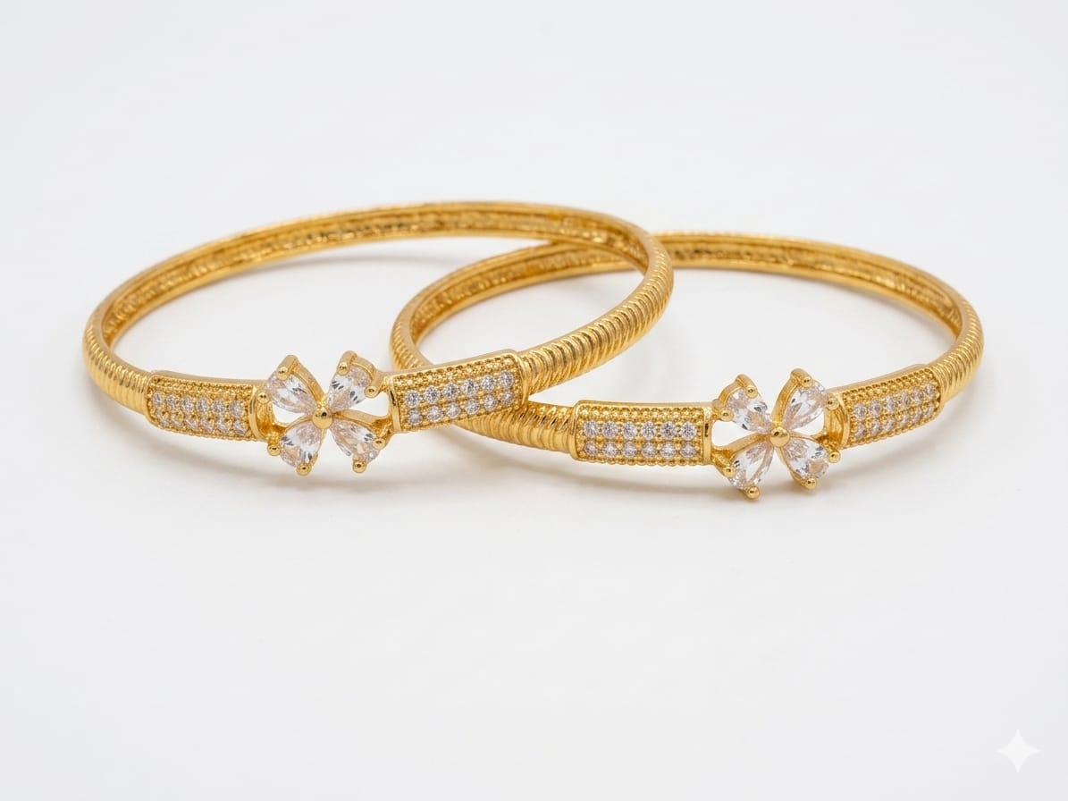 Gold Plated Bangle size 2''4,2''6,2''8