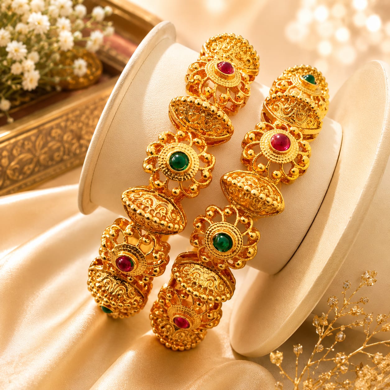 DESIGNER GOLD PLATED BANGLE
