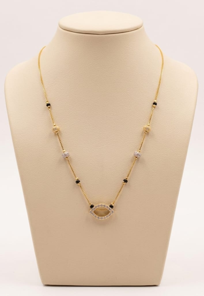 GOLD PLATED SHORT MANGALSUTRA