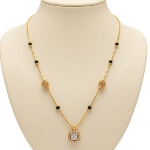 GOLD PLATED SHORT MANGALSUTRA