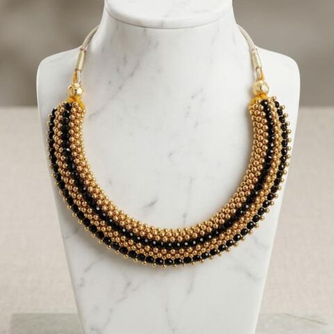 MAHARASHTRIYAN KOLHAPURI THUSHI NECKLACE