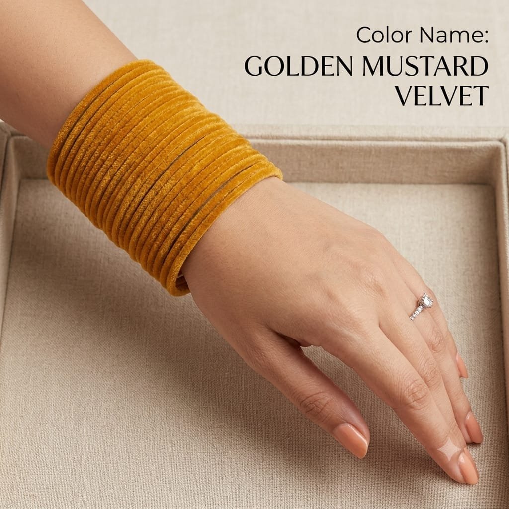 VELVET METAL 3DARJAN BANGLES SET 2/8 - Image 6