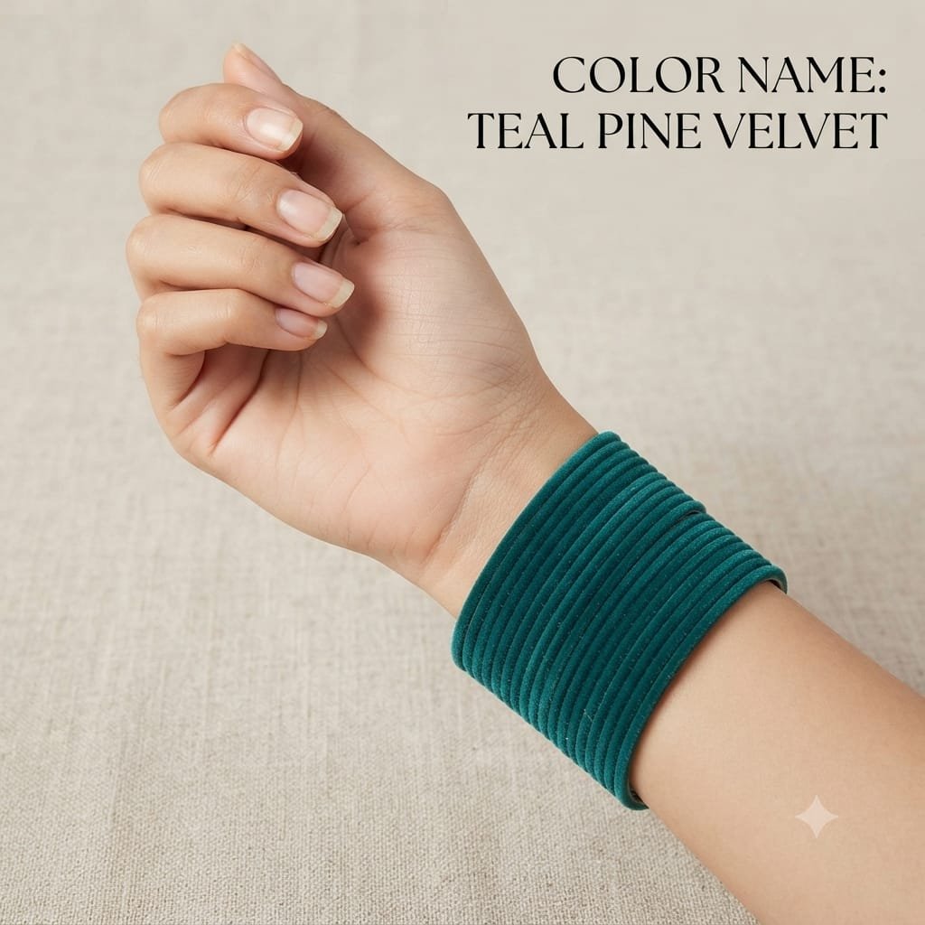 VELVET METAL 3DARJAN BANGLES SET 2/8 - Image 8