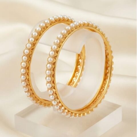 MOTI HIGH GOLD BANGLES