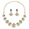 AD NECKLACE WITH EARRING